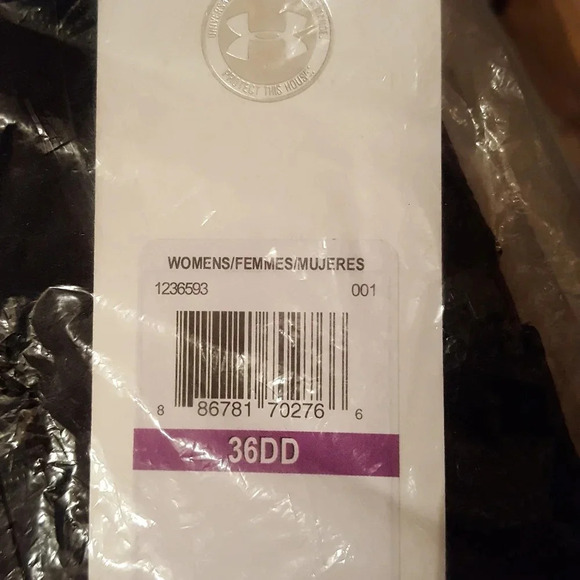 38A BRAND NEW Under Armour Protegee Zip-Front WireFree Sport Bra NWT - Picture 15 of 16